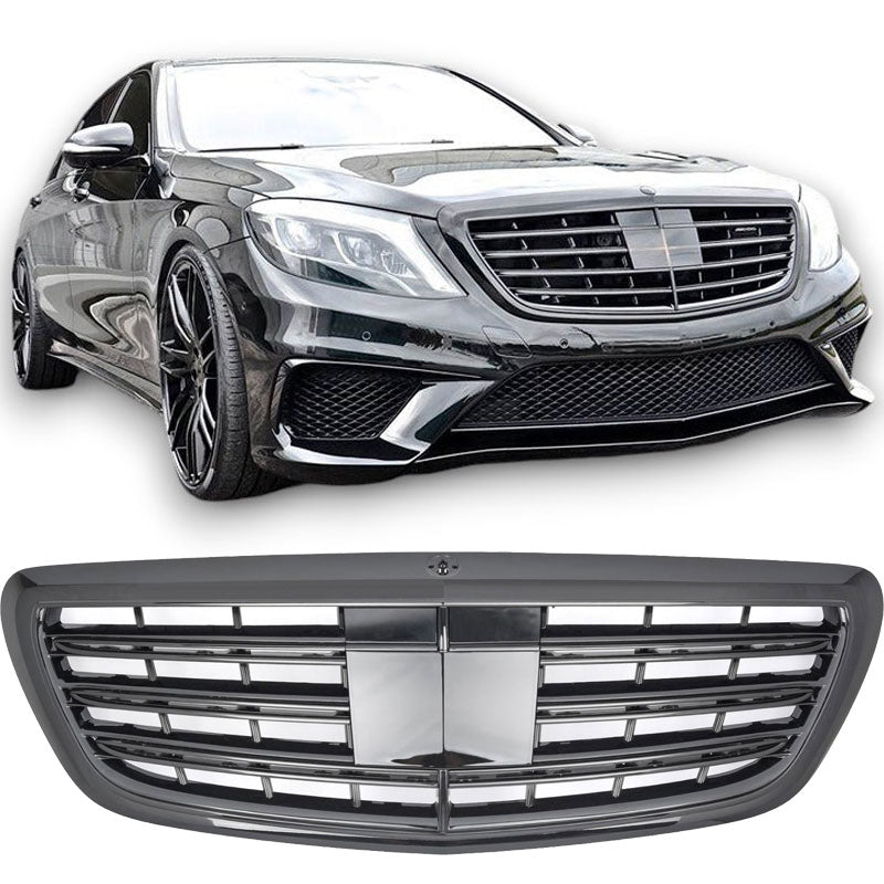 Grille Mercedes S-Class W222 (2013-2020) – Gloss Black