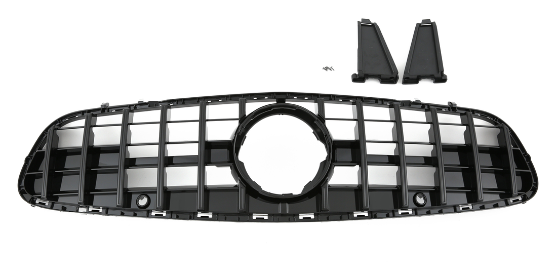 Grille Mercedes SL R231 Facelift (2016-2020) – Gloss Black – view 2