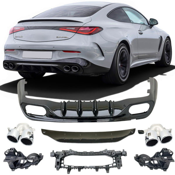 Heckdiffusor + Endrohre Mercedes CLE AMG Line (2023+) - GCP