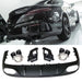 Rear Diffuser + Exhaust Tips Mercedes E-Class C238 / A238 AMG Line (2016-2023) – Gloss Black