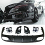 Rear Diffuser + Exhaust Tips Mercedes E-Class C238 / A238 AMG Line (2016-2023) – Black / Chrome