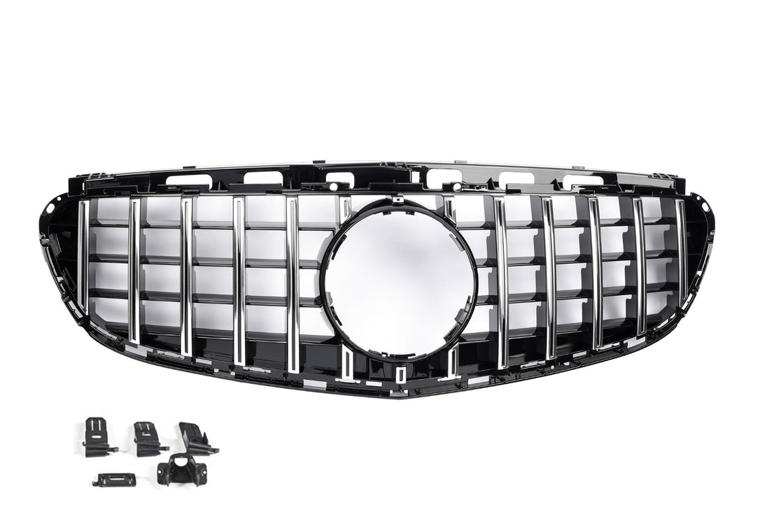Grille Mercedes E-Class W212 / S212 Avantgarde / AMG Line Facelift (2013-2015) – Black / Chrome