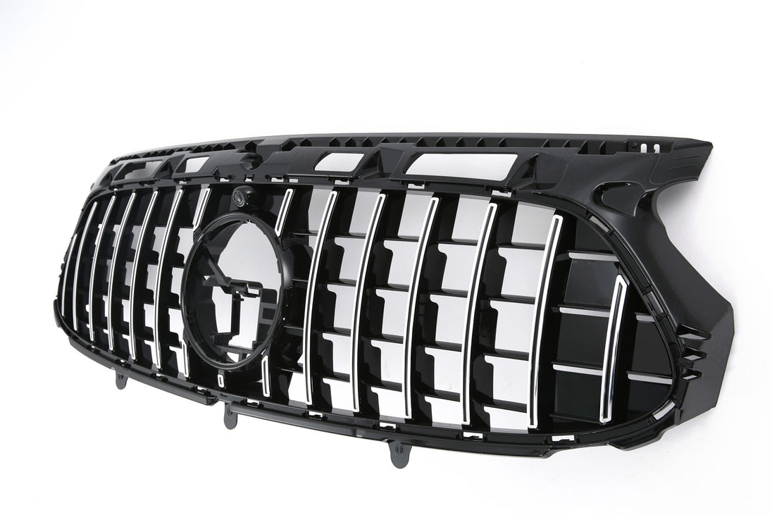 Grille Mercedes GLA H247 AMG Line Pre-Facelift (2020-2023) – Black / Chrome – view 2