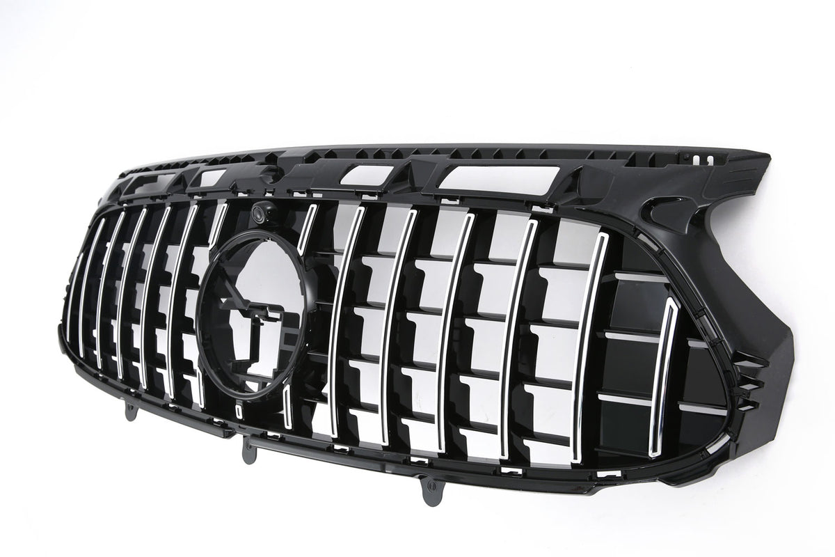 Grille Mercedes GLA H247 AMG Line Pre-Facelift (2020-2023) – Black / Chrome – view 2