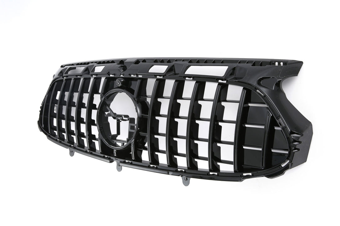 Grille Mercedes GLA H247 AMG Line Pre-Facelift (2020-2023) – Gloss Black – view 2