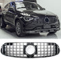 Grille Mercedes GLC X253 / C253 Facelift AMG Line (2019-2022) – Black / Chrome