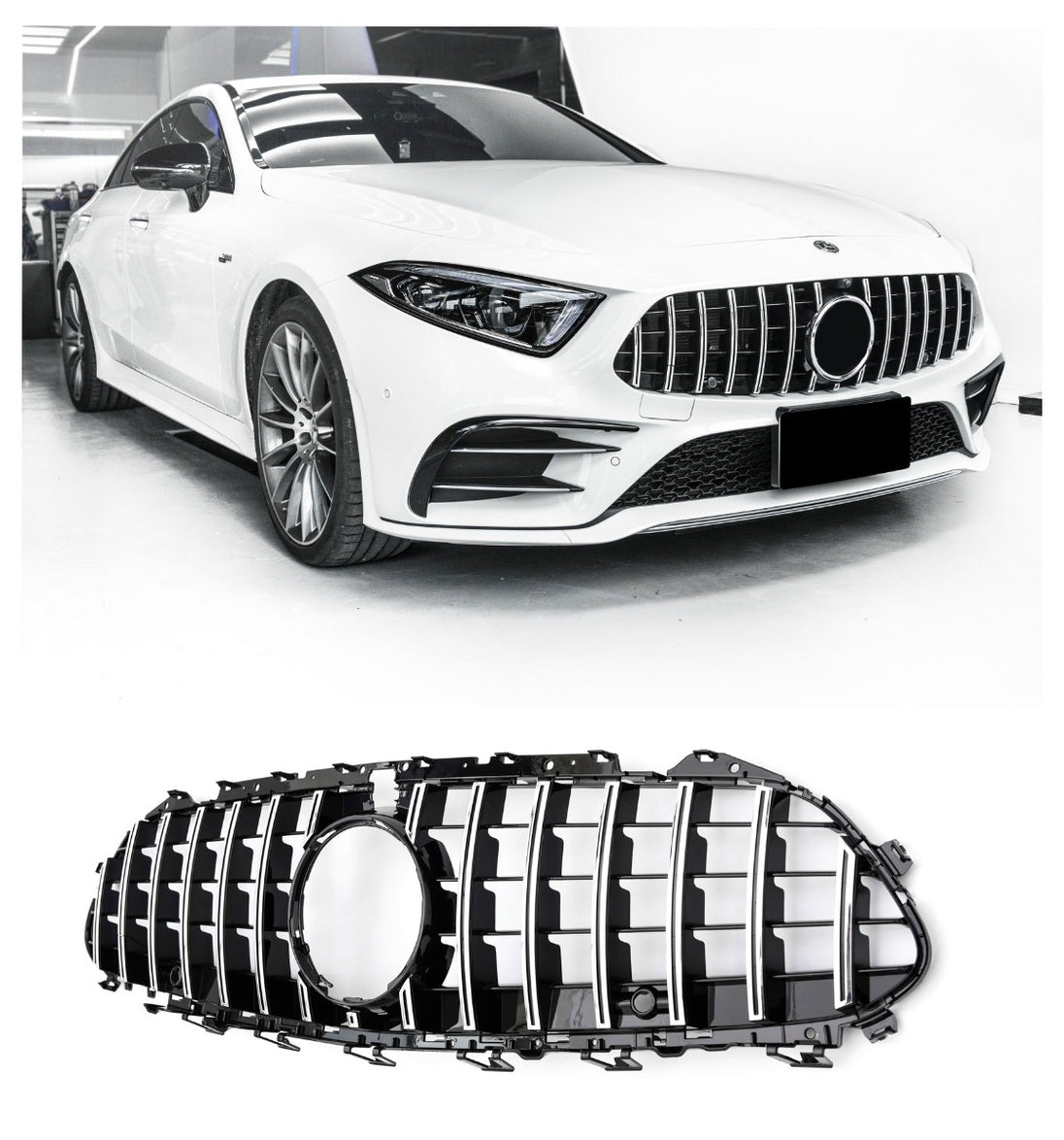 Grille Mercedes CLS C257 / X257 (2018-2023) – Black / Chrome