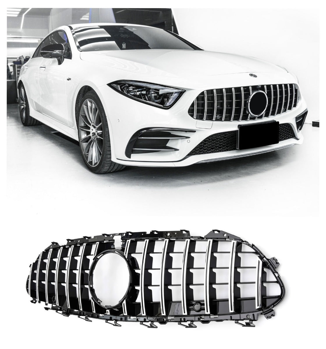 Grille Mercedes CLS C257 / X257 (2018-2023) – Black / Chrome