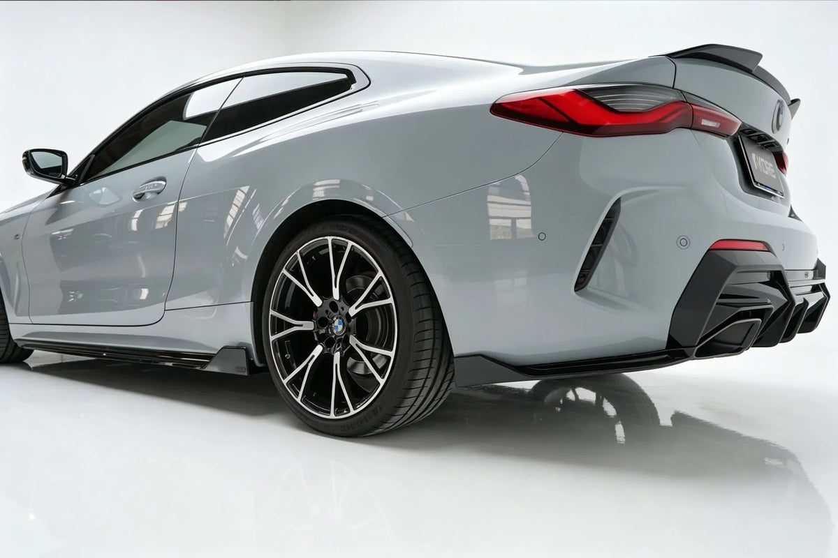 Rear Diffuser + Exhaust Tips BMW 4 Series G22 M Sport (2020-2026) – view 4