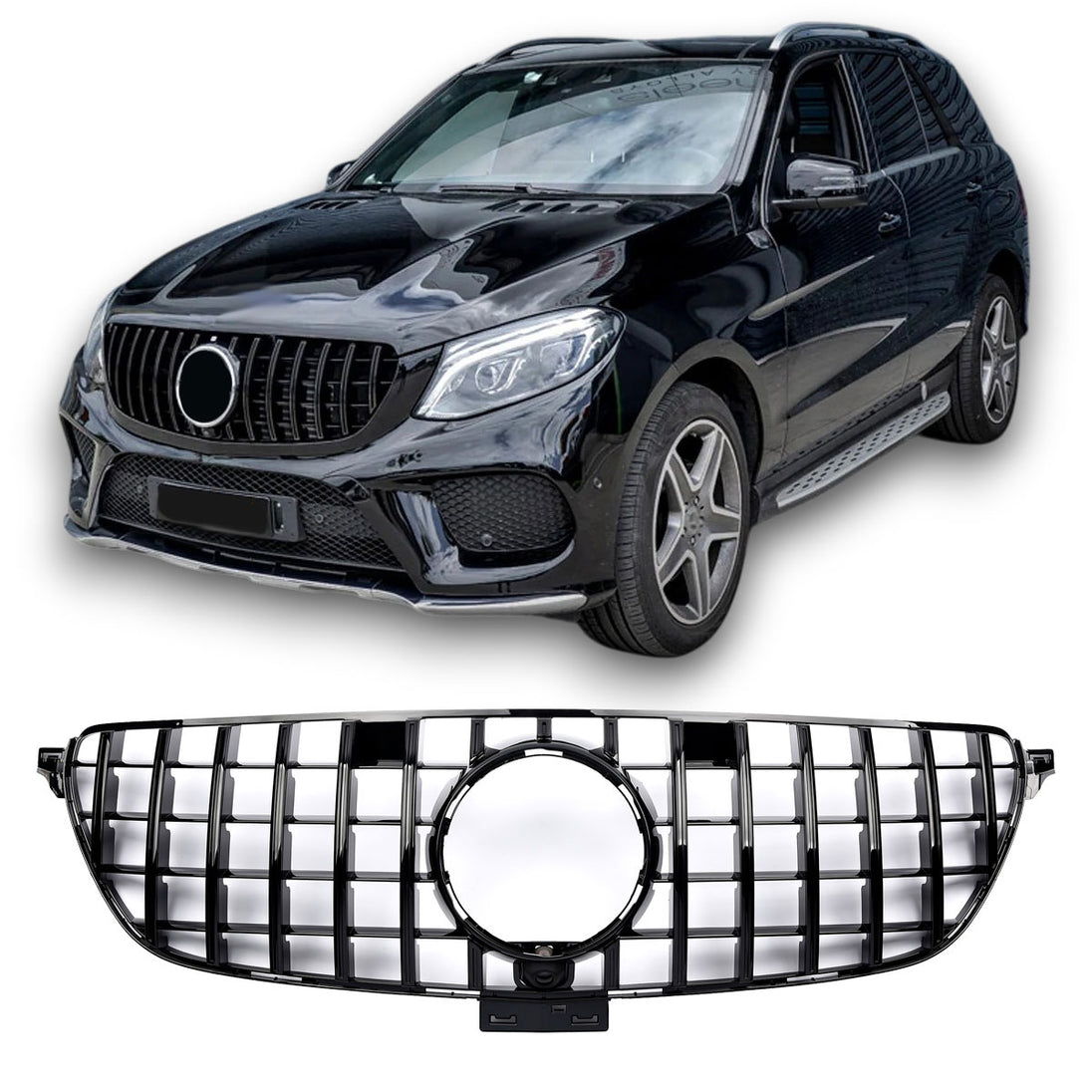 Grille Mercedes GLE C292 (2015-2019) – Gloss Black
