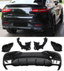 Rear Diffuser + Exhaust Tips Mercedes GLE C292 AMG Line (2015-2019) – Gloss Black