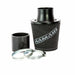 Cone Air Filter 80 mm Neck with Silicone Coupler, Black, Universal – JS-107-BK-KIT