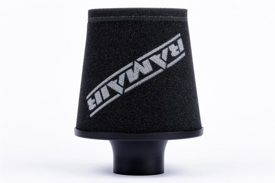 Cone Air Filter 80 mm Neck, Black, Universal – JS-107-BK