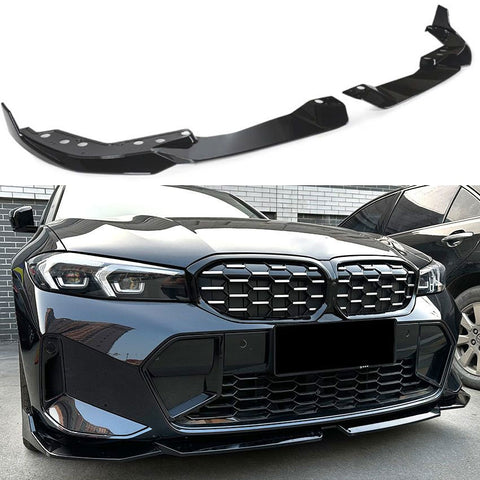 Front Splitter BMW 3 Series G20 / G21 M Sport LCI (2022-2026) - GCP Gloss Black
