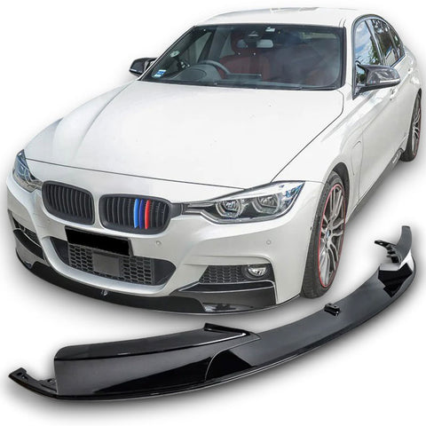 Splitter Delantero BMW Serie 3 F30 / F31 M Sport (2011-2019) - GCP Negro Brillo