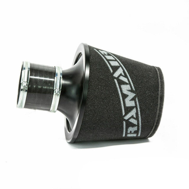 Cone Air Filter 80 mm Neck with Silicone Coupler, Black, Universal – JS-108-BK-KIT