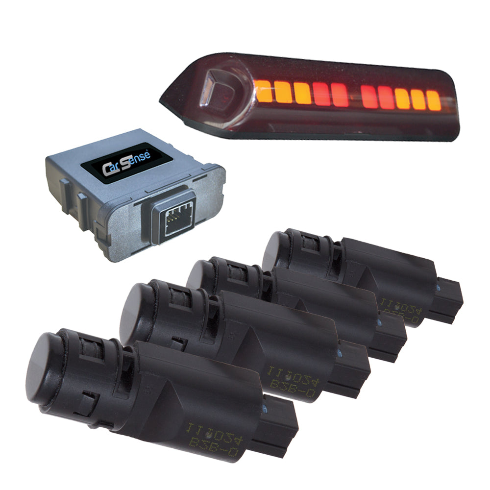Front Parking Sensors Kit 4 Straight DataCAN with Display - CarSense