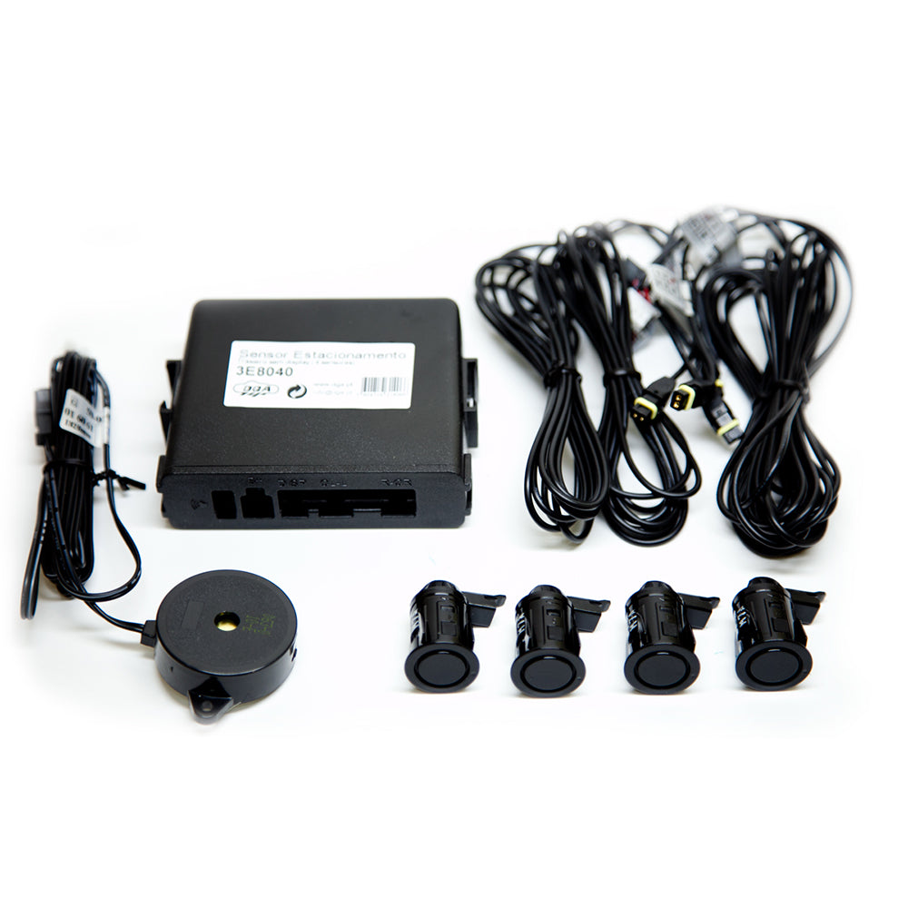 Rear Parking Sensors Kit 4 Flush-Mount Sensors with Buzzer - CarSense