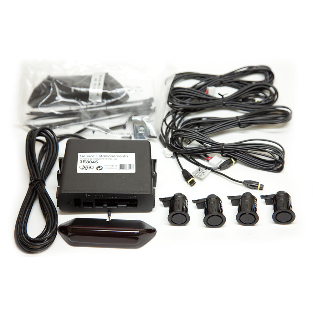 Rear Parking Sensors Kit 4 Flush-Mount Sensors with Display - CarSense