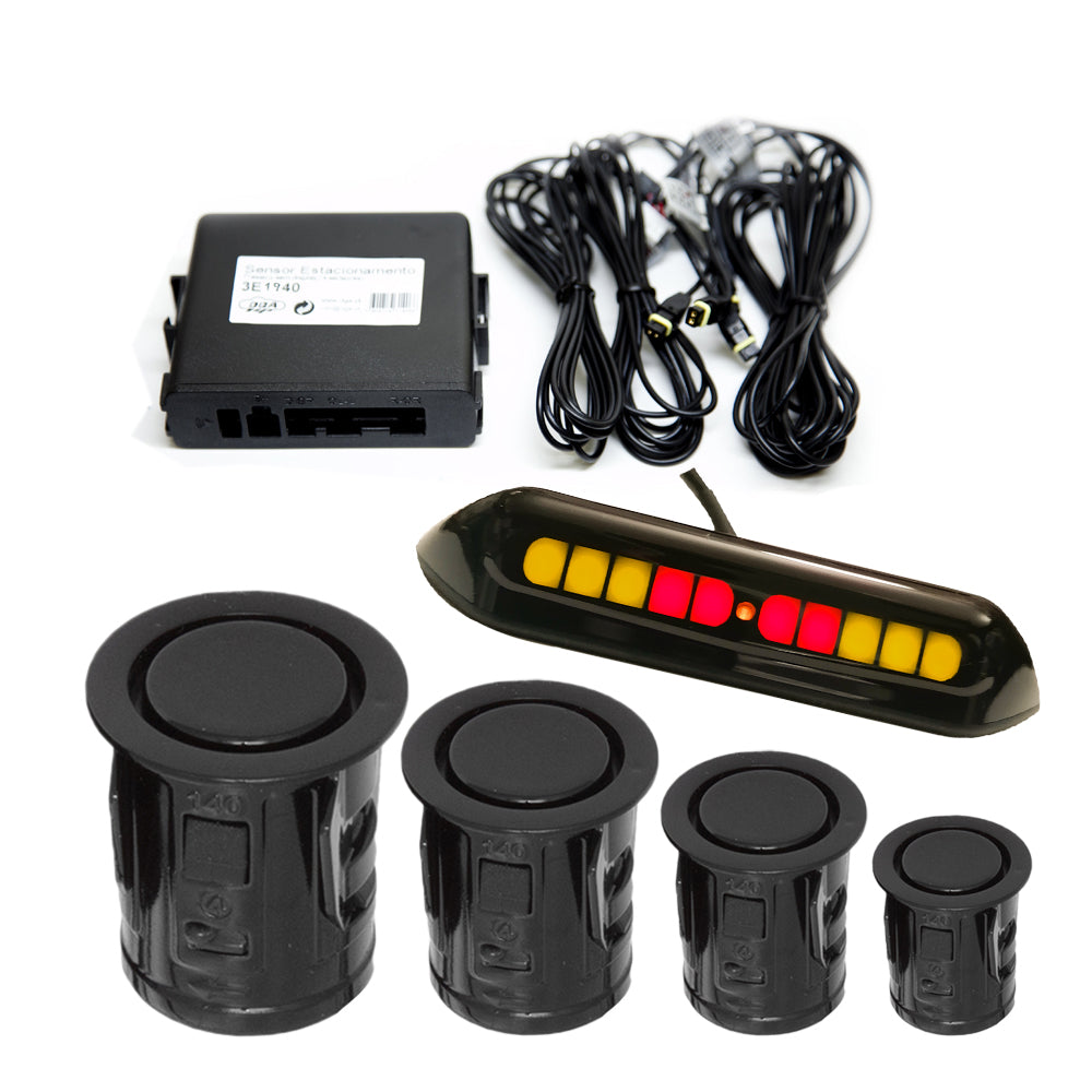 Front Parking Sensors Kit 4 Flush-Mount Sensors with Display - CarSense