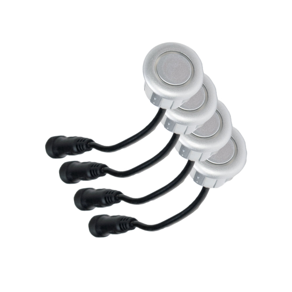 Rear Parking Sensors Kit 4 Grey Sensors with Buzzer - Ebat
