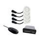 Rear Parking Sensors Kit 4 White Sensors with Buzzer - Ebat