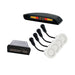 Rear Parking Sensors Kit 4 White Sensors with Display - Ebat