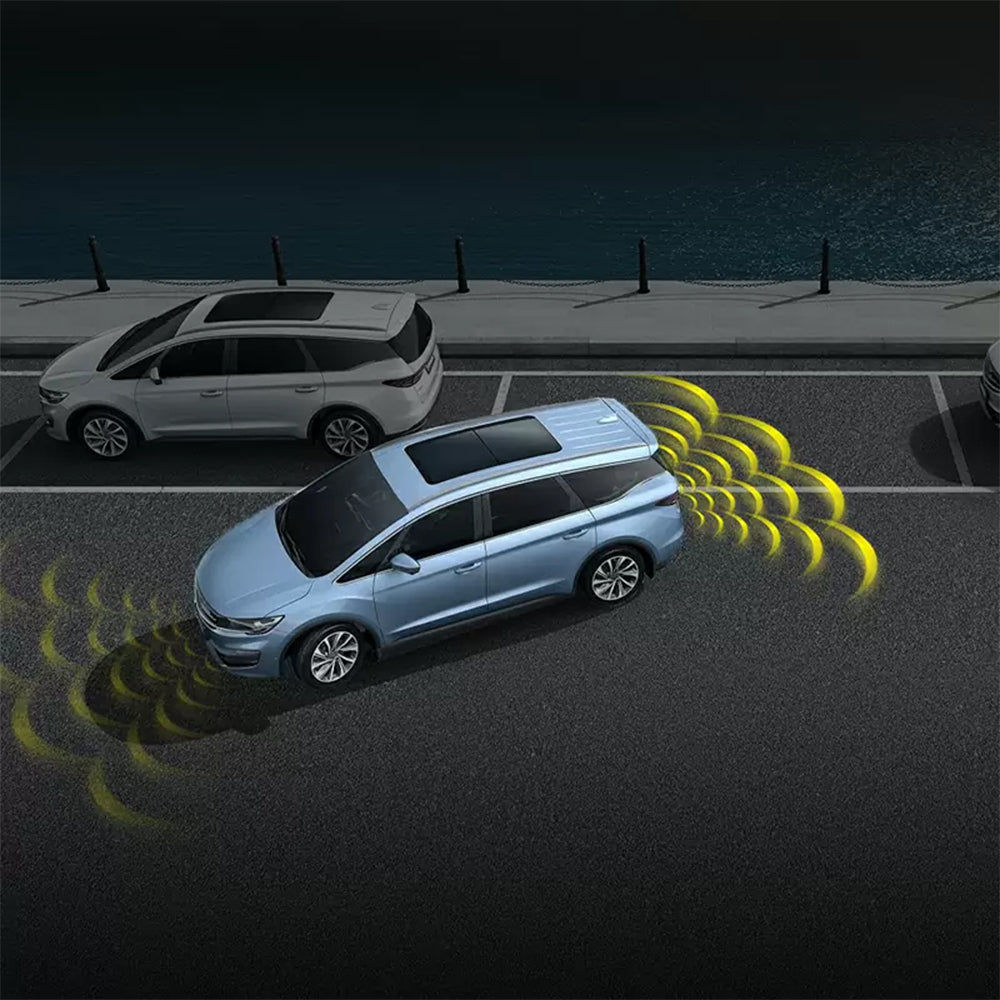 Parking Sensors Kit 4 Flush-Mount Sensors with Buzzer - Steelmate 3EPTS411