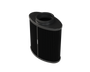 Pleated Oval Air Filter 70 mm Neck, Universal – Ramair PR-CC-505-70 – image 2