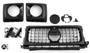 Grille Mercedes G-Class W463 Facelift (2018+) – Black / Chrome