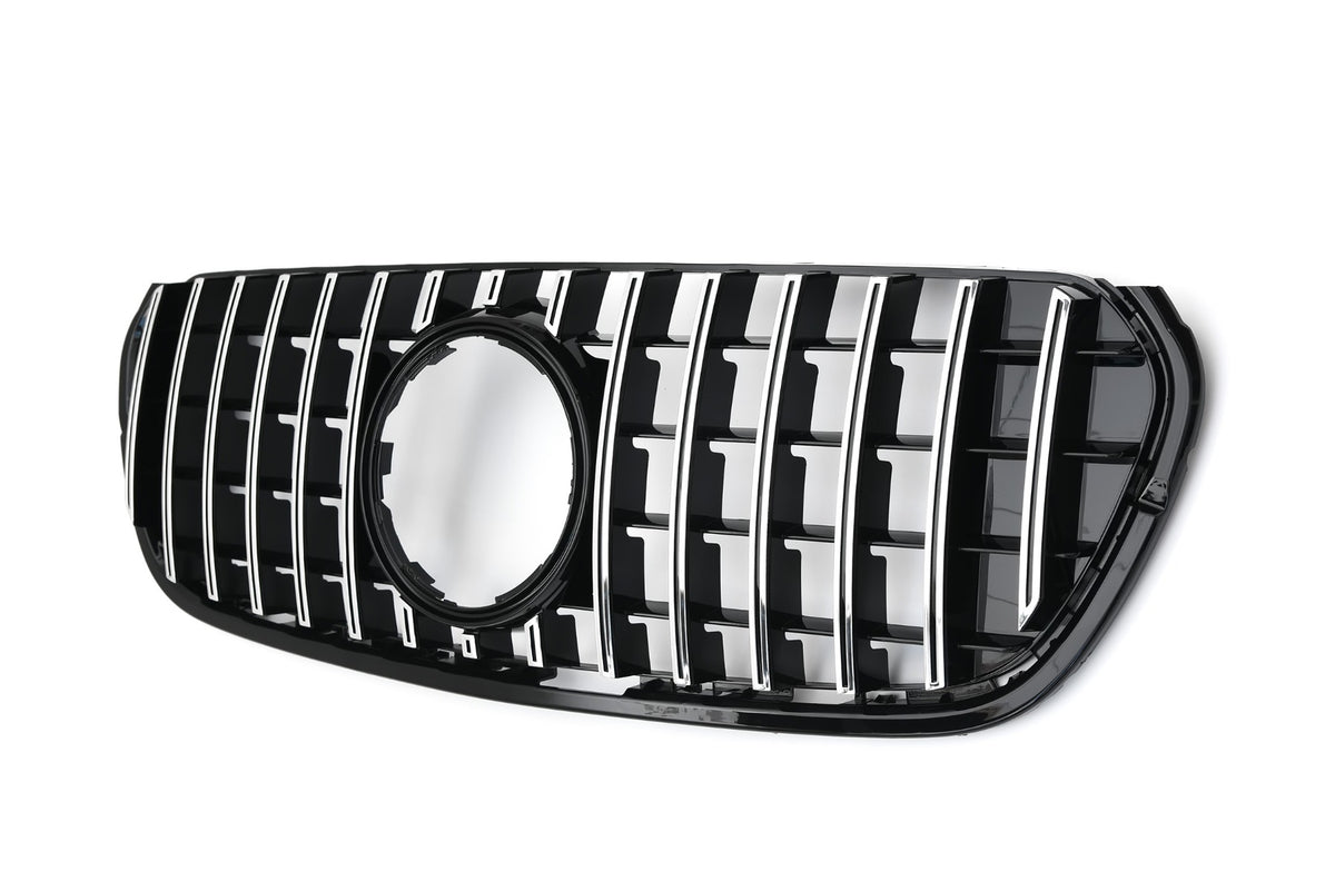 Grille Mercedes X-Class W470 (2017-2020) – Black / Chrome – view 3