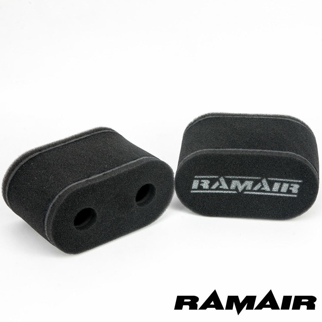 Motorcycle Carb Sock Foam Air Filter 2 x Twin Inlet 107 mm, Universal – Ramair MS-010