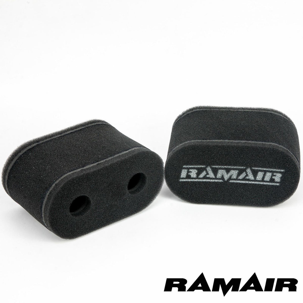 Motorcycle Carb Sock Foam Air Filter 2 x Twin Inlet 107 mm, Universal – Ramair MS-010
