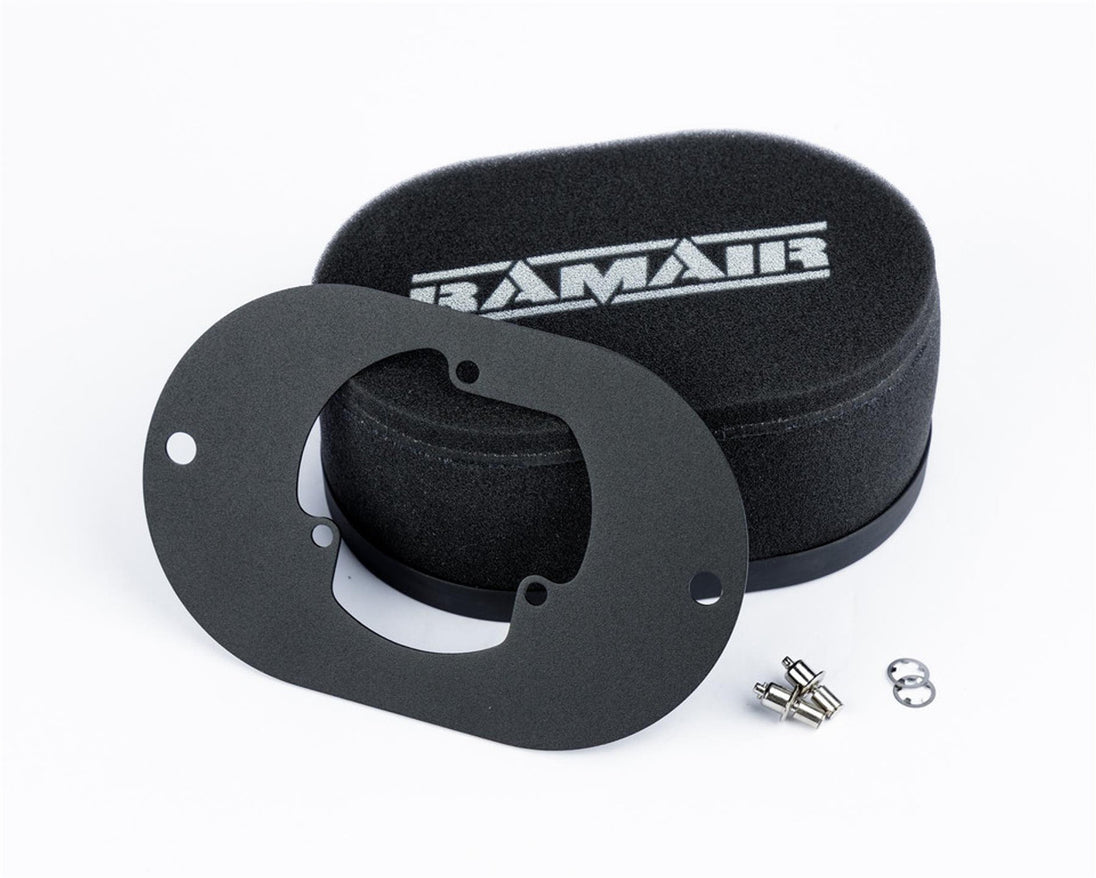 Carburettor Foam Air Filter with Baseplate, Pierburg 2B2 / 2B4 / 2B5, 40 mm Internal Height – Ramair RS2V2-204-402
