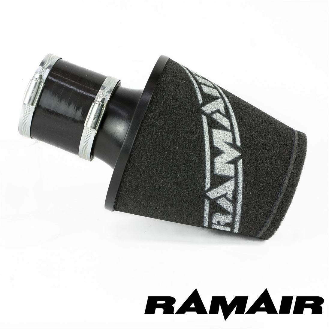 Cone Air Filter 80 mm Neck with Silicone Coupler, Black, Universal – JS-175-80-BK-KIT