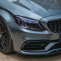 Front Splitter Mercedes C-Class W205 / S205 / C205 / A205 C63 AMG (2014-2021) – view 5