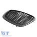 Honeycomb front grille Seat Leon 1P facelift matt black - angle view
