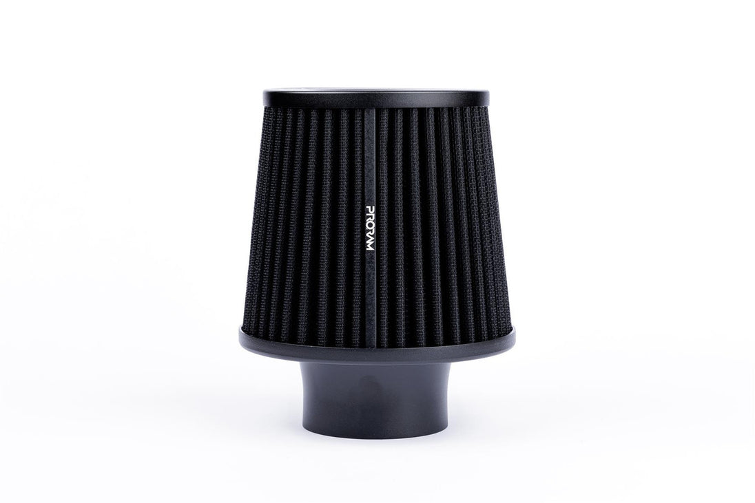 Pleated Cone Air Filter 70 mm OD Aluminium Neck, Universal – Ramair PJ-150-70-BK