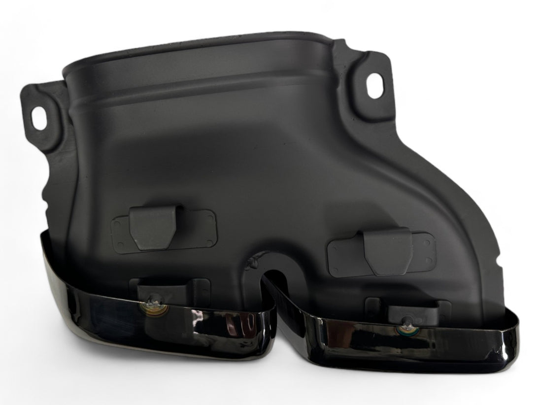 Rear Diffuser + Exhaust Tips Mercedes GLE W166 AMG Line (2015-2019) – Gloss Black – view 6