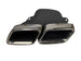 Rear Diffuser + Exhaust Tips Mercedes C-Class W205 / S205 Avantgarde / Standard (2014-2021) – Black / Chrome – view 6