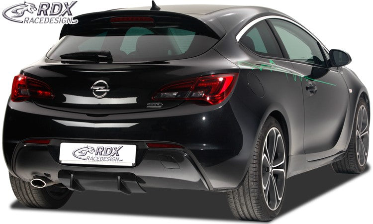 RDX U-Diff rear diffuser for the Opel / Vauxhall Astra J GTC, also for OPC-Line – image 1 of 3