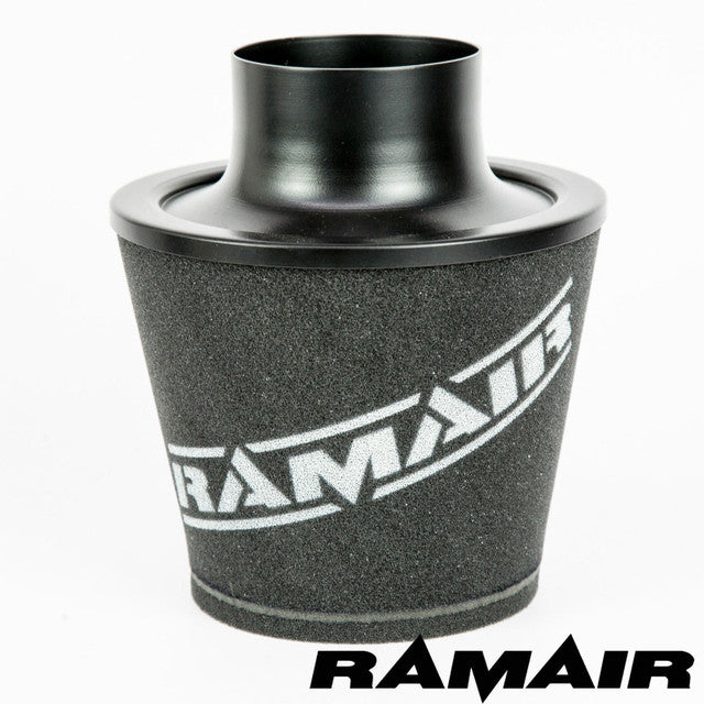 Cone Air Filter 100 mm Neck, Black, Universal – JS-109-BK