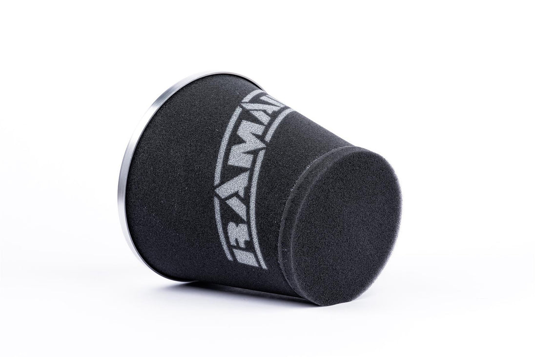 Cone Air Filter 100 mm Neck, Silver, Universal – JS-175-100-SL