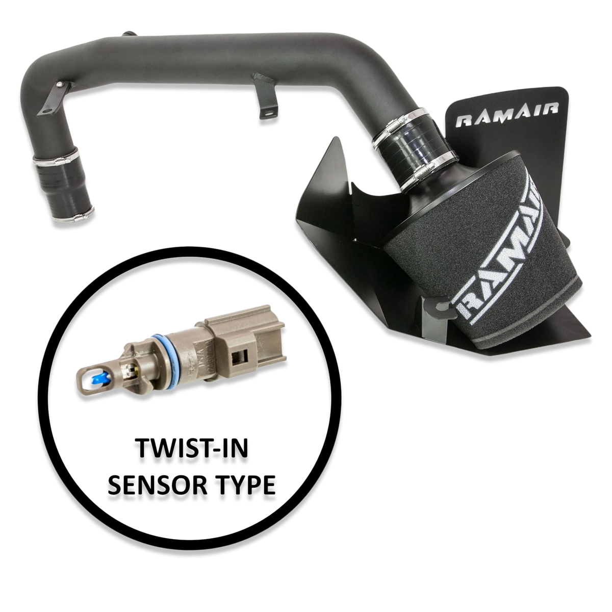 Intake Kit Ford Focus ST 250 MK3 2.0T (2014–2019), Twist-In IAT Sensor – Ramair JSK-115-TWIST