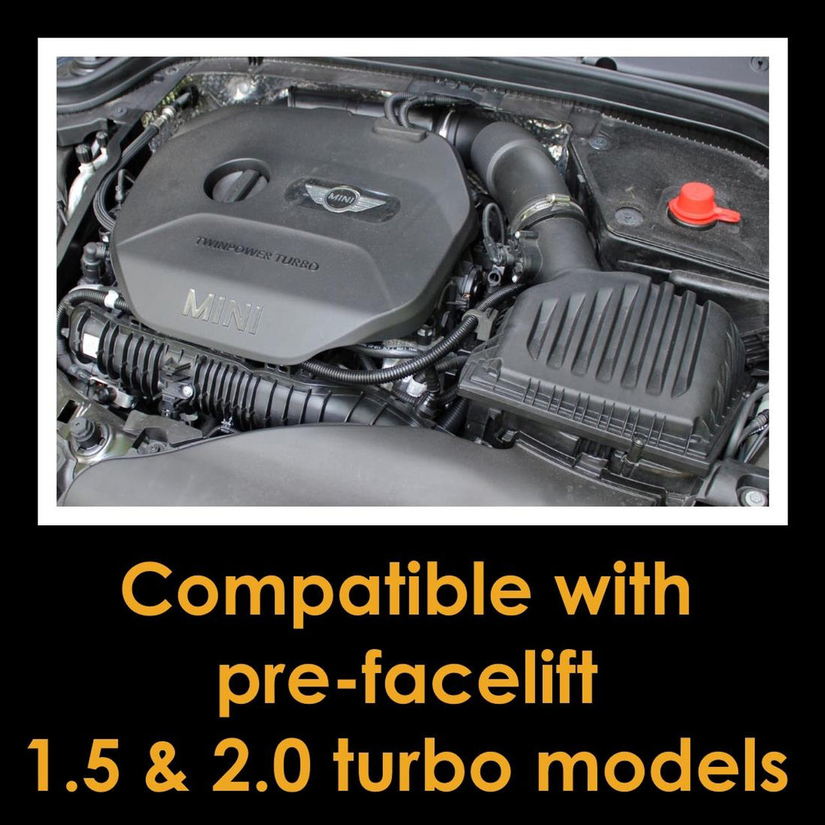 Induction Kit Mini Cooper 1.5T / Cooper S 2.0T / JCW F56, Oval MAF – Ramair PRORAM PRK-138-OVAL-BK – image 5