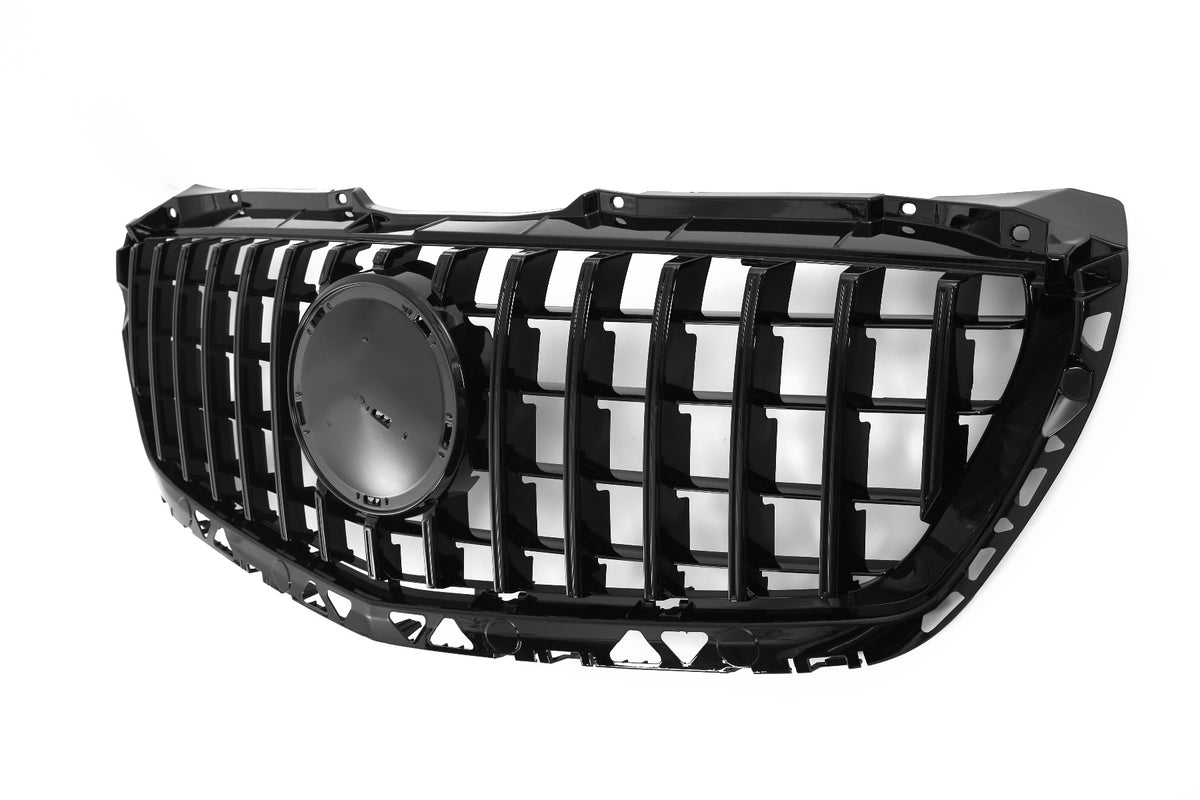 Grille Mercedes Sprinter W906 Facelift (2013-2018) – Gloss Black – view 2
