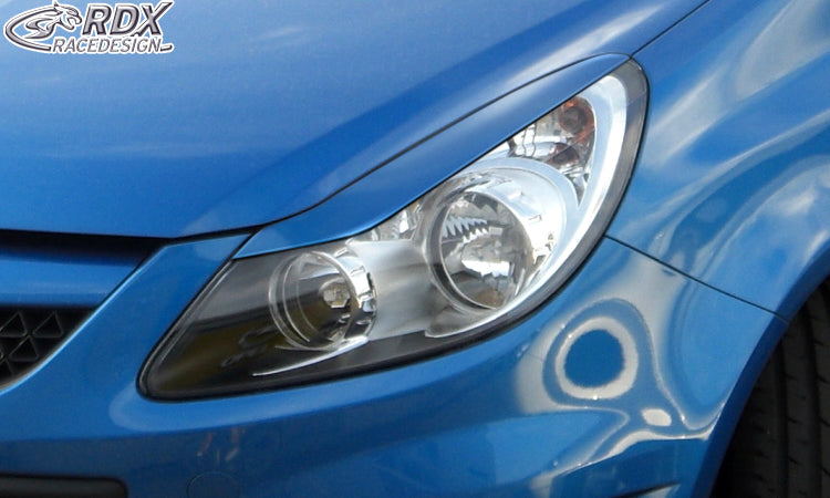 RDX headlight covers for the Opel / Vauxhall Corsa D – image 1 of 2