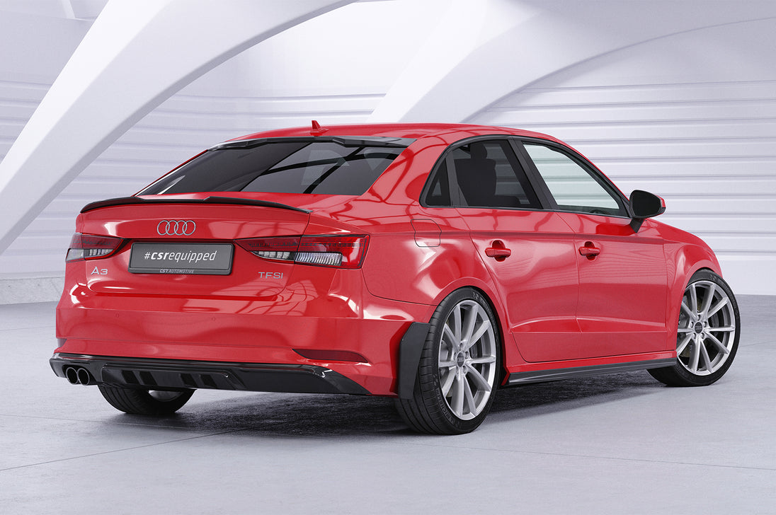 Side Blades | Side Spats with ABE for Audi A3 8V Sedan and Cabriolet 2013-2020