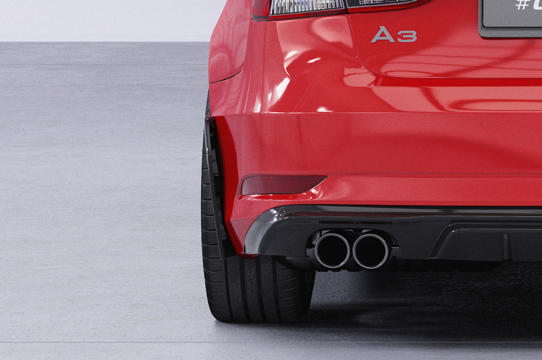 Side Blades | Side Spats with ABE for Audi A3 8V Sedan and Cabriolet 2013-2020