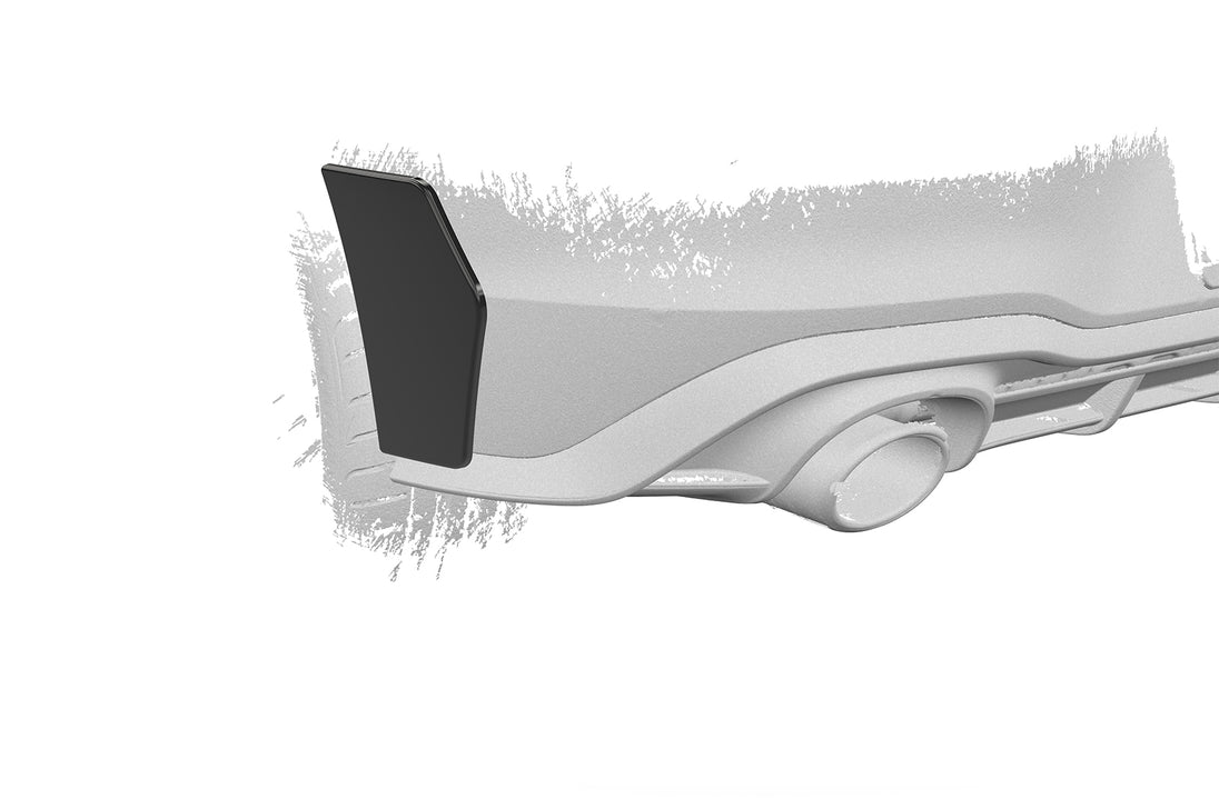 Side Blades | Side Spats with ABE for VW Golf 8 GTI / GTD / GTE / R-Line 2020-2024